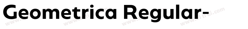 Geometrica Regular字体转换 Geometrica Regular字体转换